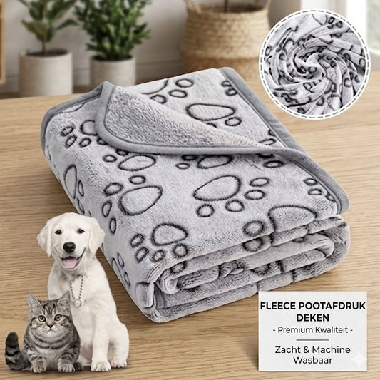 Fleece dekentje voor dieren - Koele pootjes