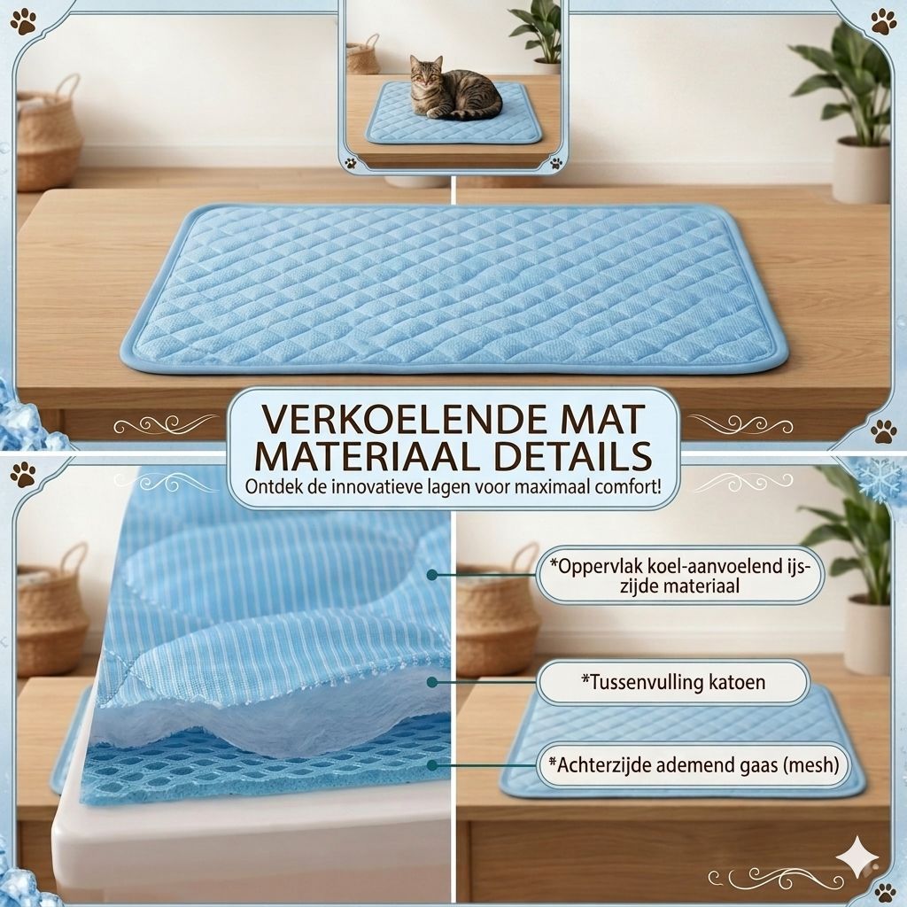 Verkoelende mat voor huisdieren - Koele pootjes